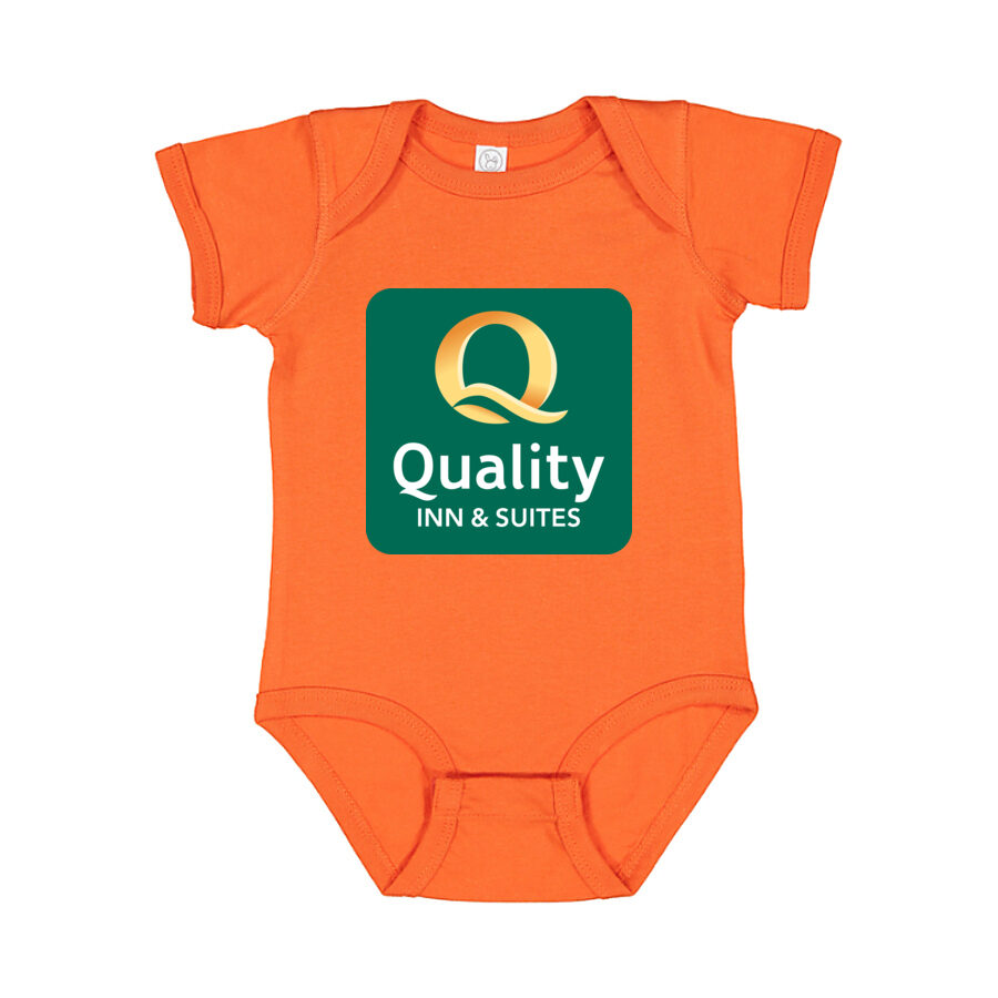 Quality Inn & Suites Baby Romper Onesie - Orange