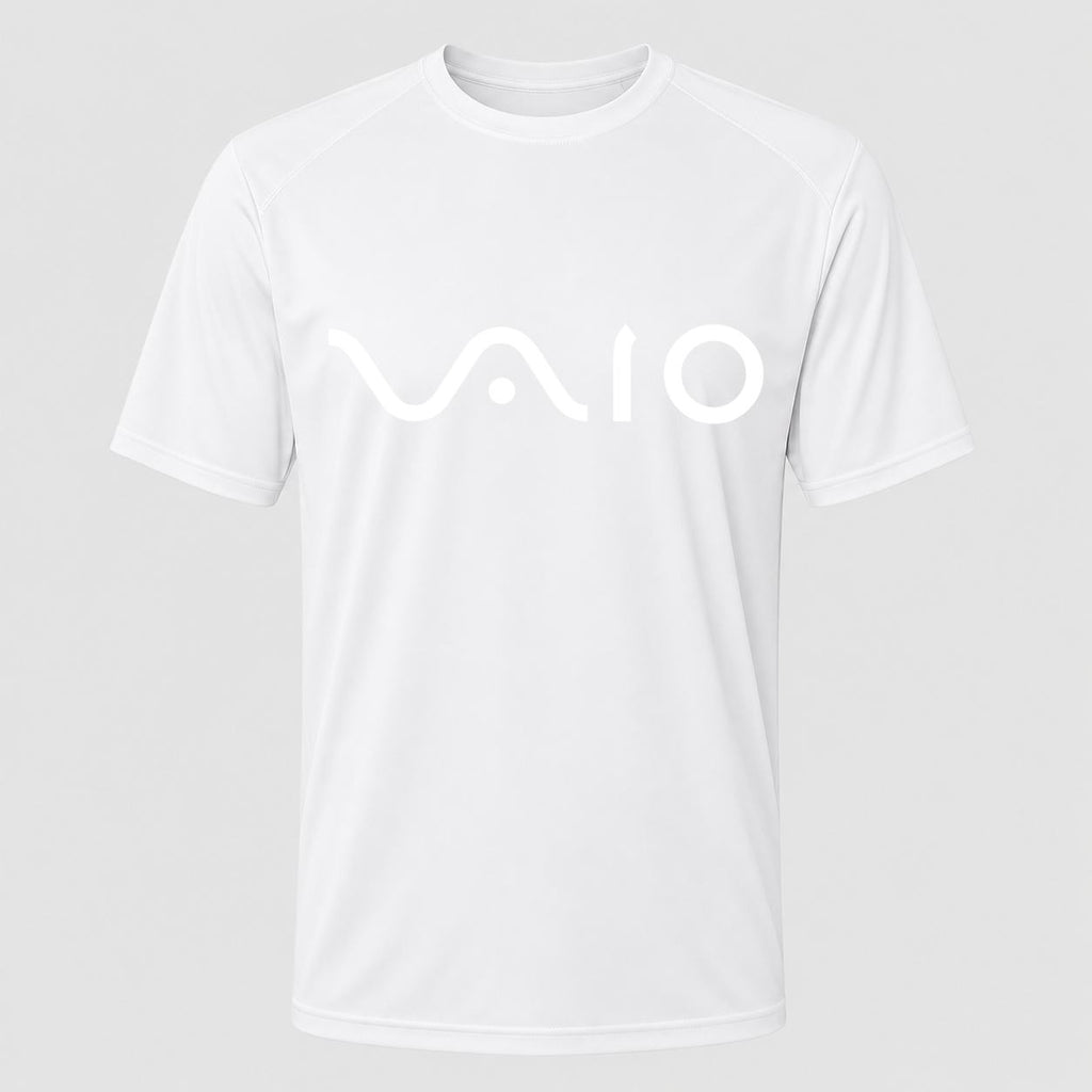 Men's Sony VAIO White Performance T-Shirt - White