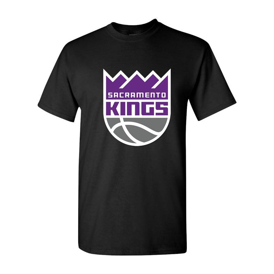 Men's Sacramento Kings Cotton T-Shirt - Black