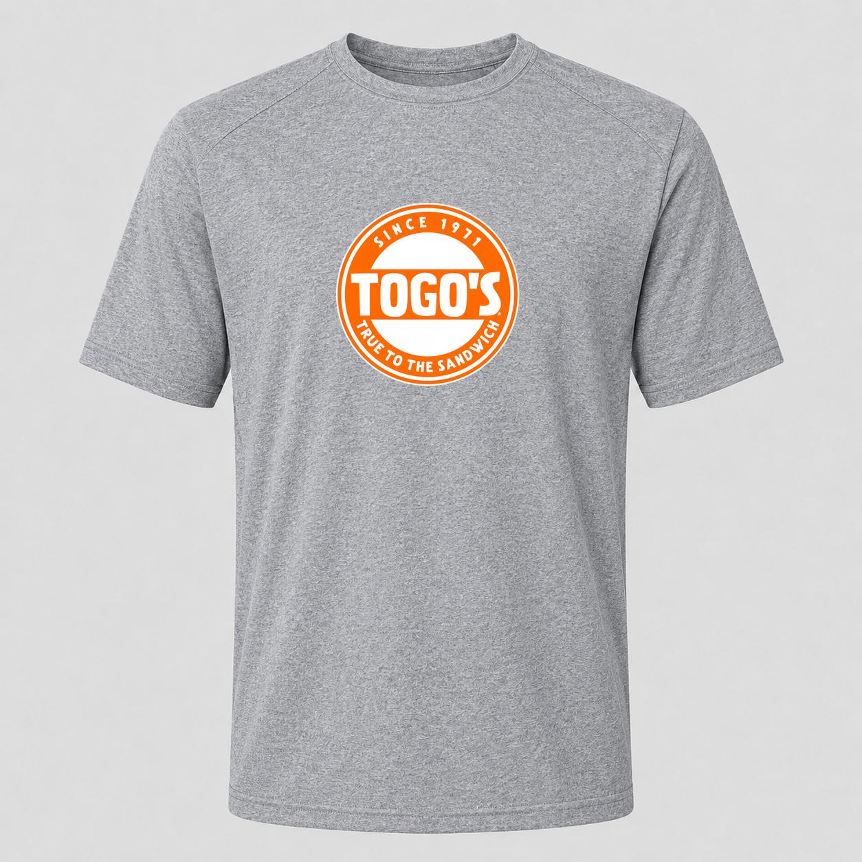 Men's Togo's Performance T-Shirt - Gray