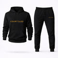 Courtyard Hoodie and Joggers Set - Black