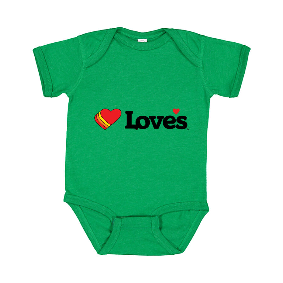 Love's Travel Stops Baby Romper Onesie - Green