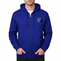 Men's Memphis Grizzlies Zipper Hoodie - Royal Blue