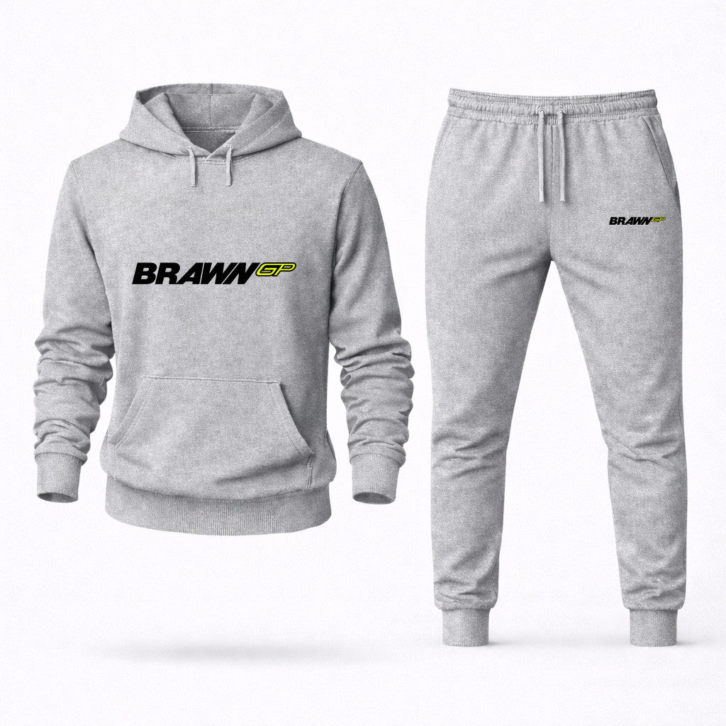 Brawn GP Hoodie and Joggers Set - Grey