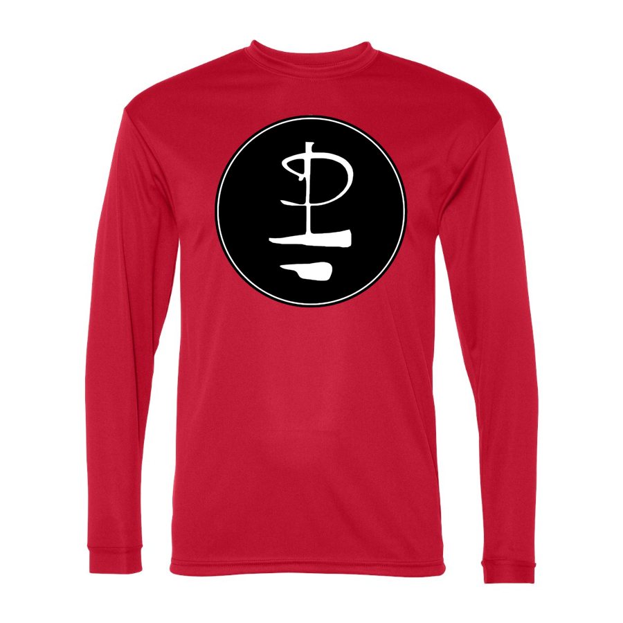 Men's Pink Floyd Polyester Long Sleeve T-Shirt - Red