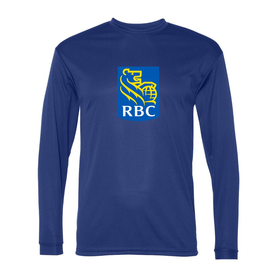 Men's RBC Polyester Long Sleeve T-Shirt - Royal Blue
