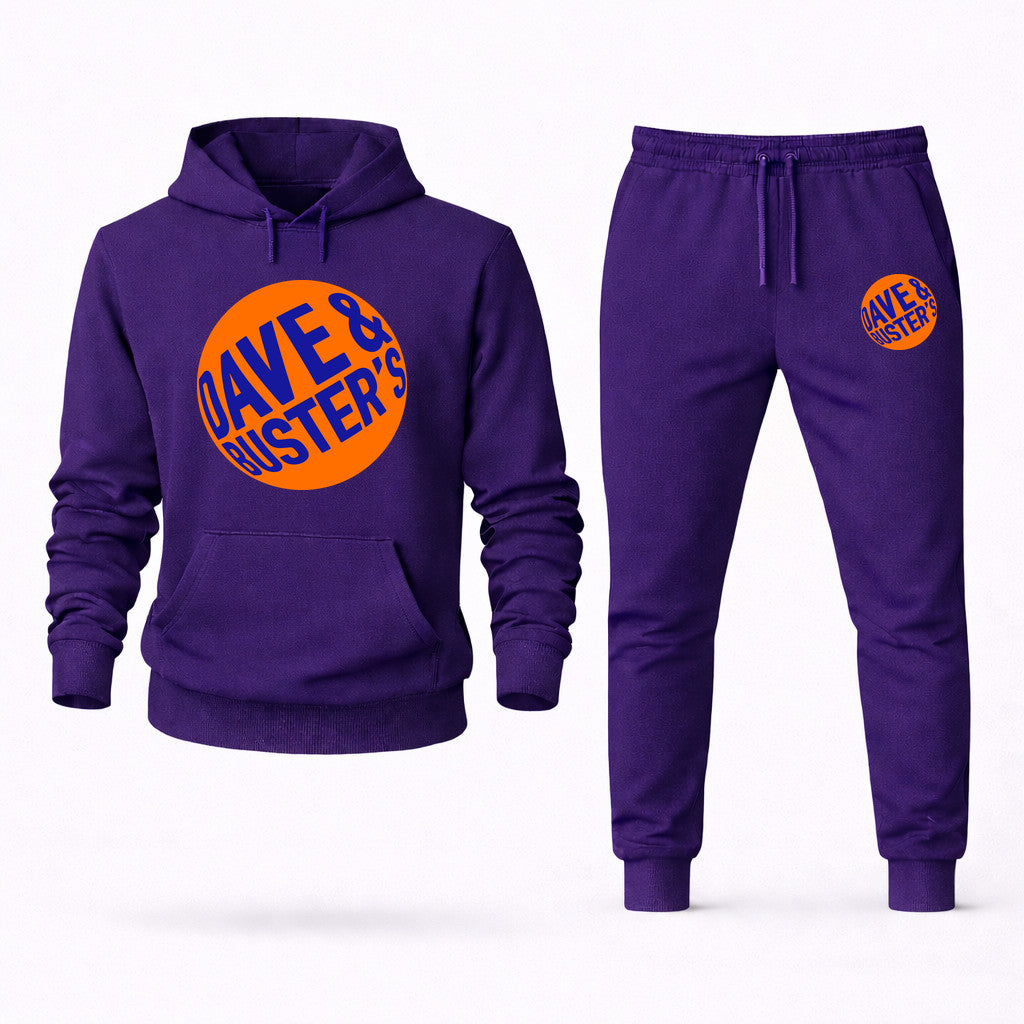 Dave & Buster's Hoodie and Joggers Set - Purple