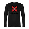 Men's X Games Polyester Long Sleeve T-Shirt - Black
