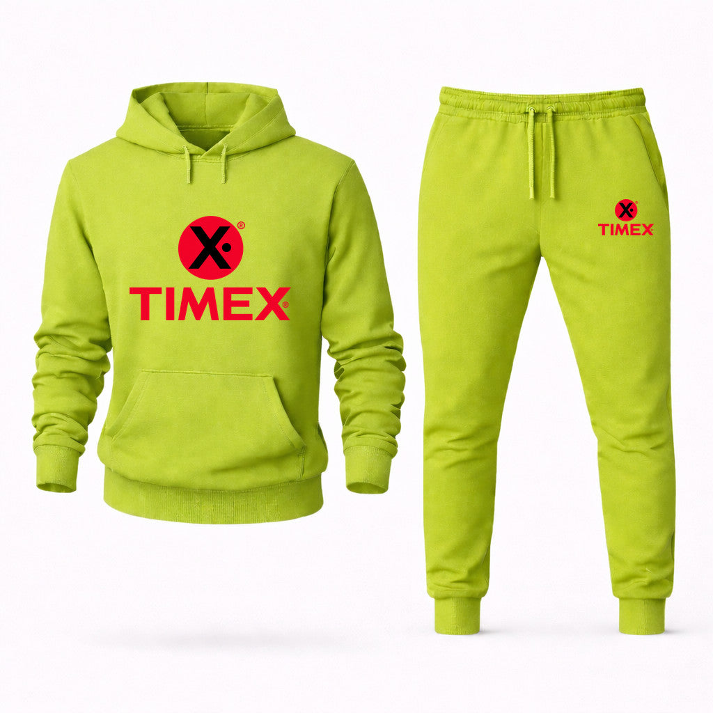 Timex Hoodie and Joggers Set - Lime Green