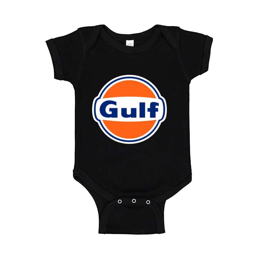 Gulf Oil Baby Romper Onesie - Black