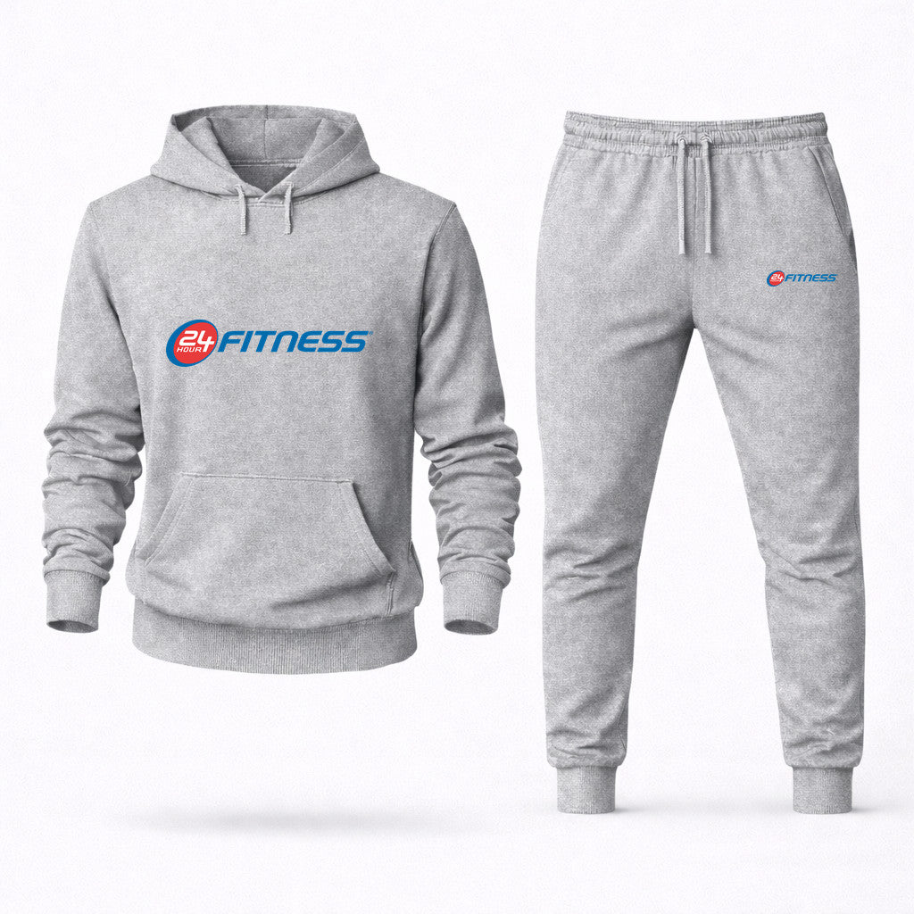 24 Hour Fitness Hoodie and Joggers Set - Grey