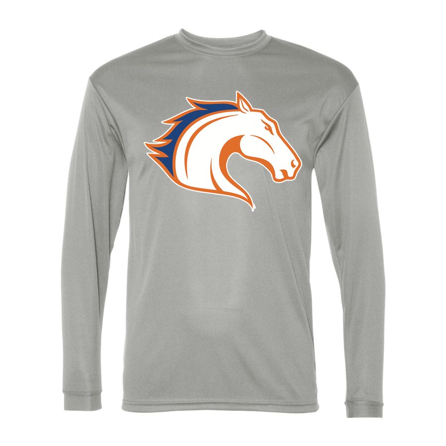 Men's Texas Arlington Mavericks Polyester Long Sleeve T-Shirt - Silver