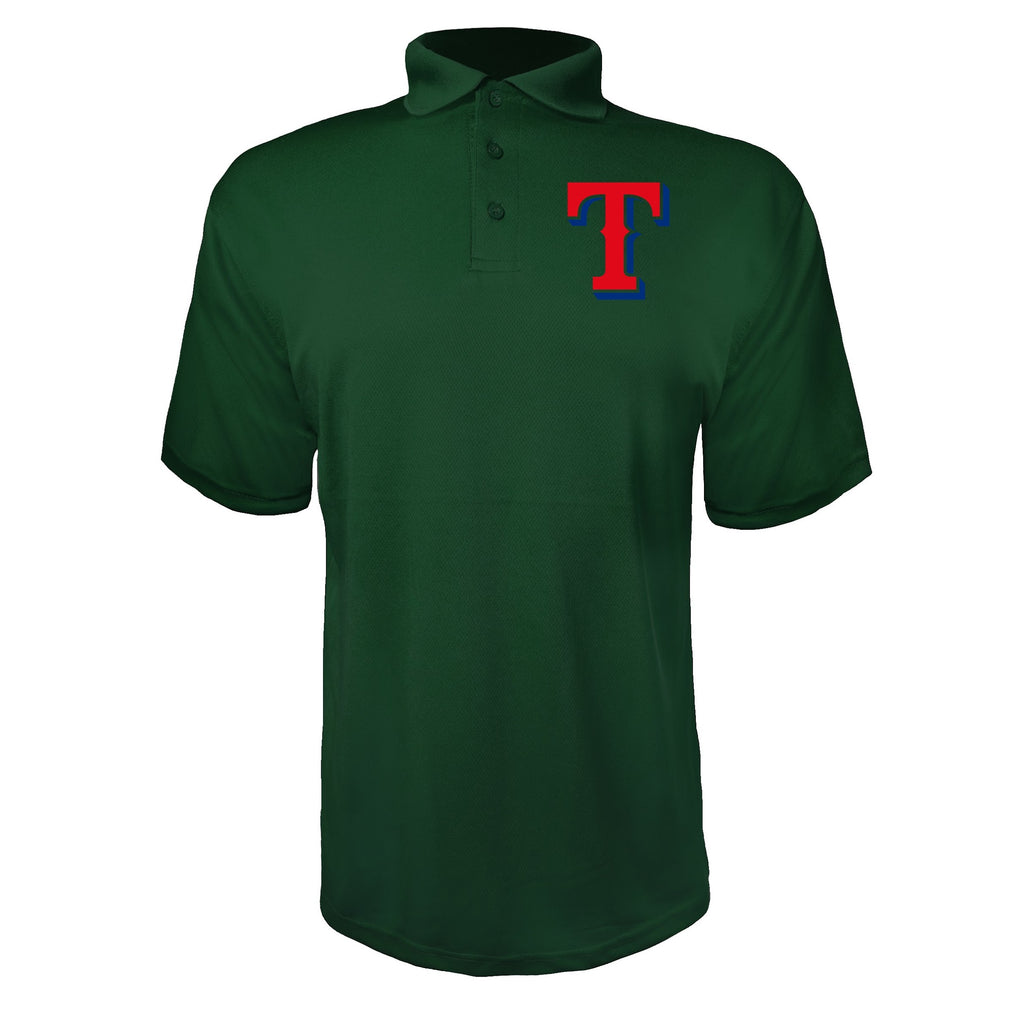 Texas Rangers Green polyester polo