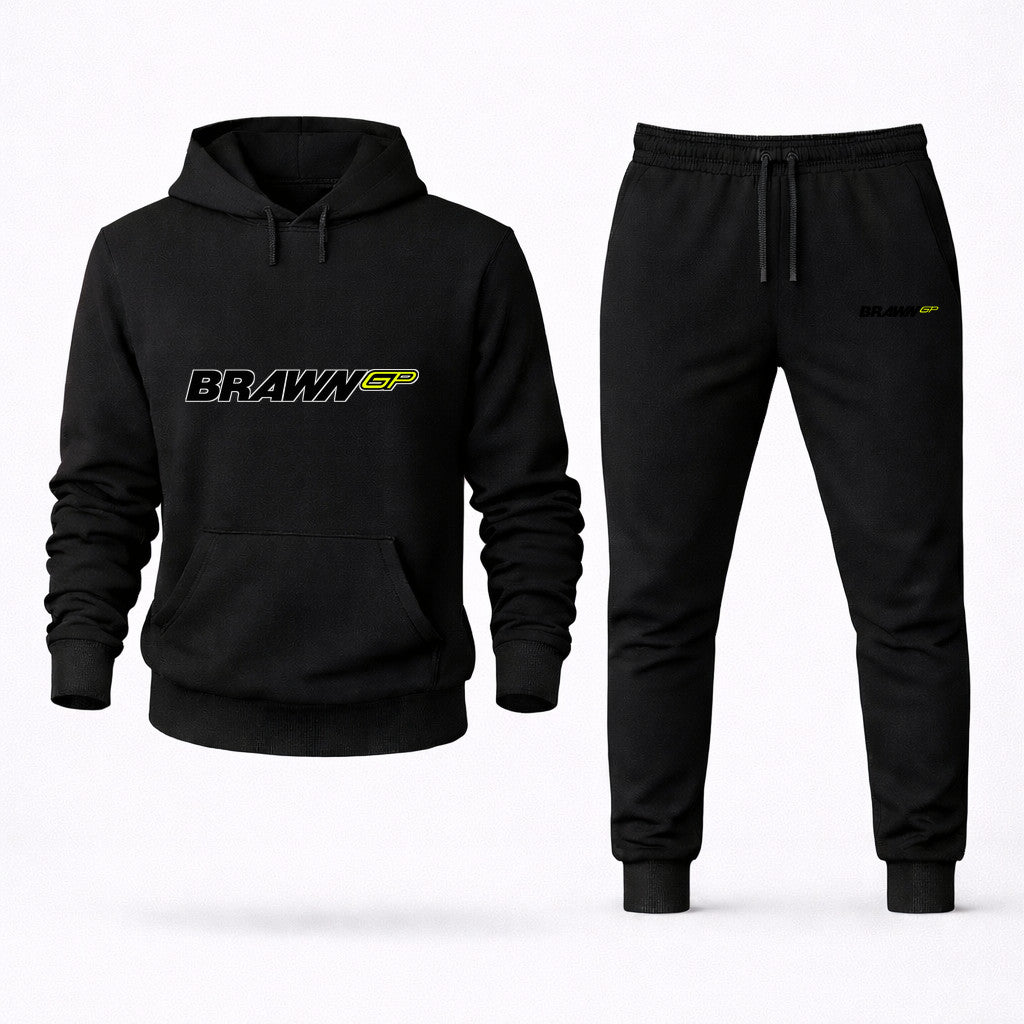 Brawn GP Hoodie and Joggers Set - Black