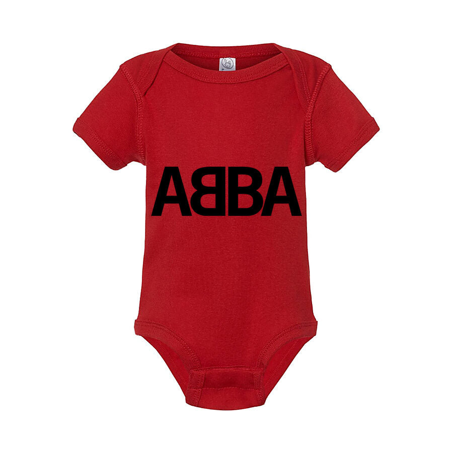 ABBA Baby Romper Onesie - Red