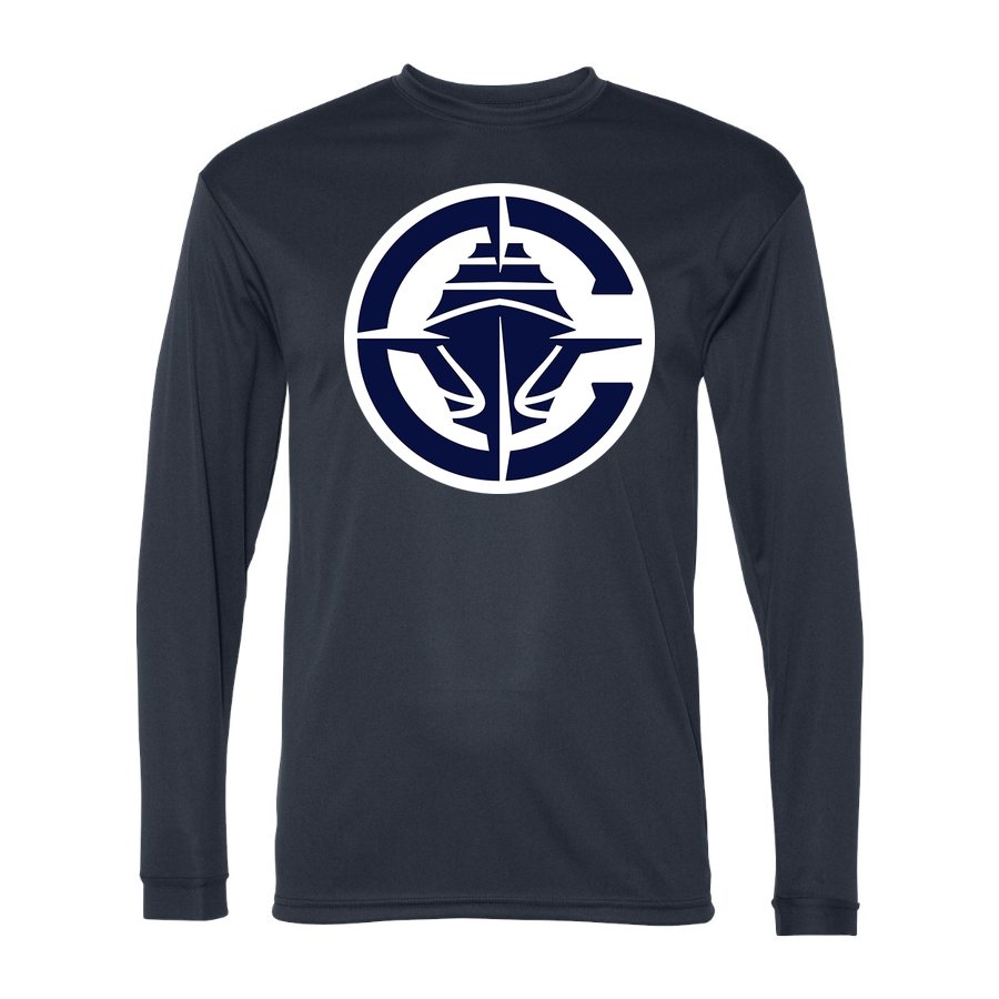 Men's Los Angeles Clippers Polyester Long Sleeve T-Shirt - Navy