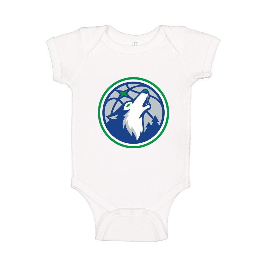 Minnesota Timberwolves Baby Romper Onesie - White