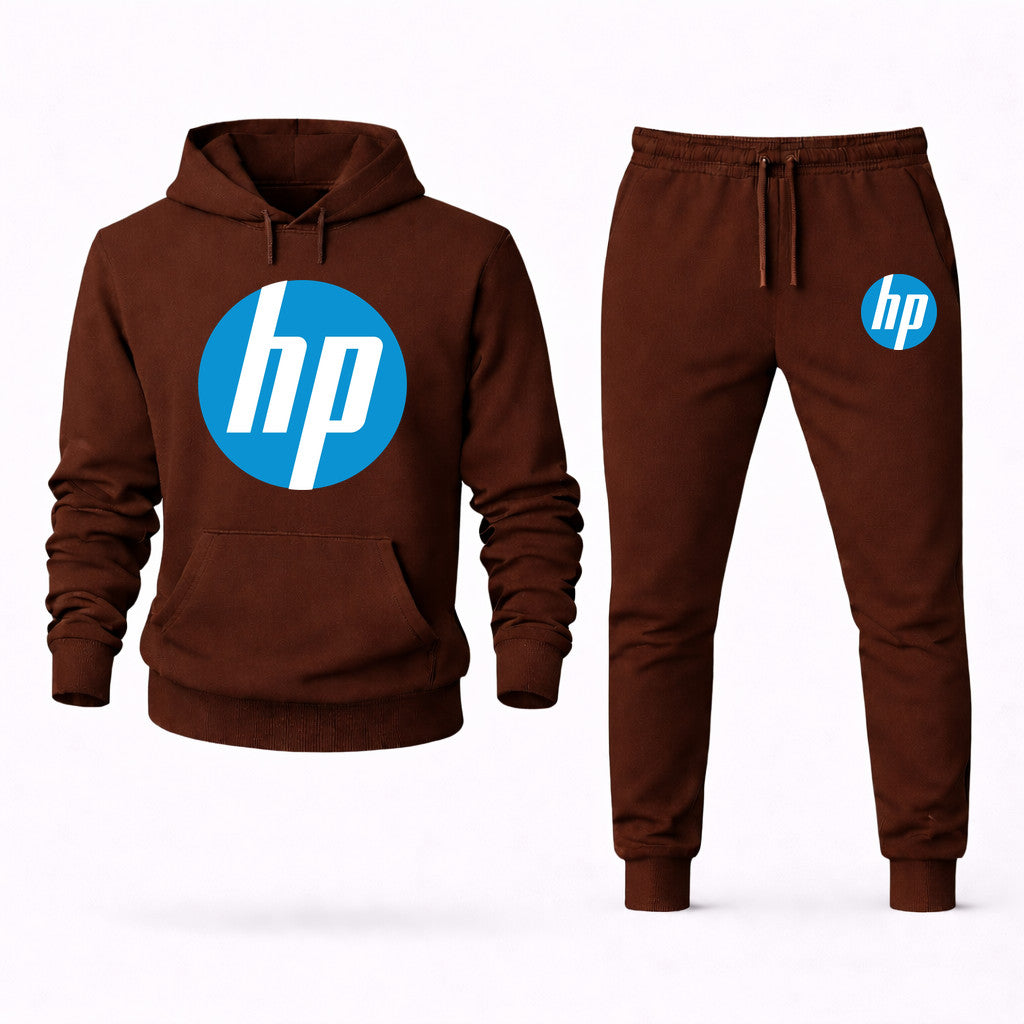HP Hoodie and Joggers Set - Brown