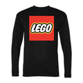 Men's LEGO Polyester Long Sleeve T-Shirt - Black