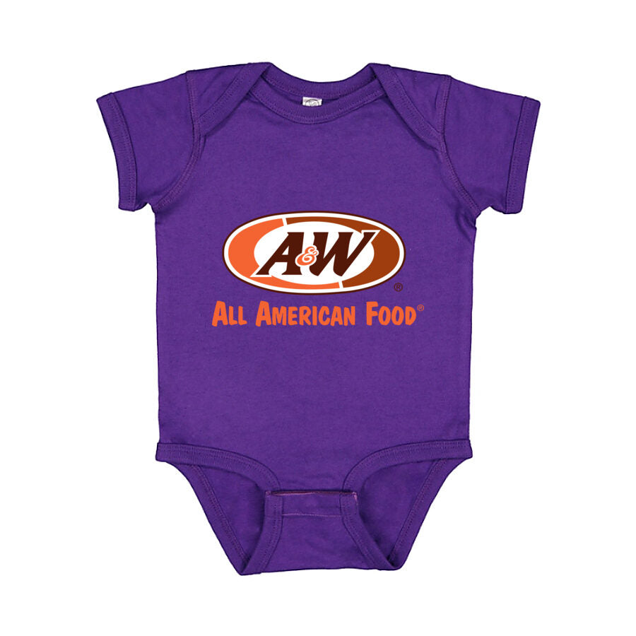 A&W Baby Romper Onesie - Purple