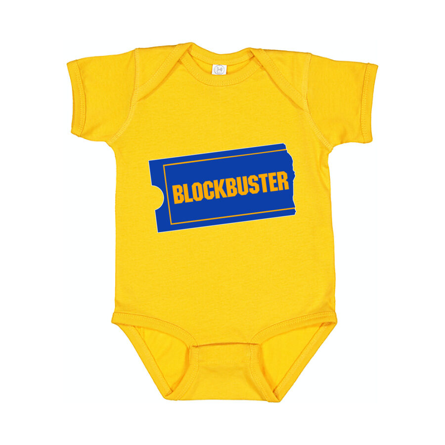 Blockbuster Baby Romper Onesie - Yellow
