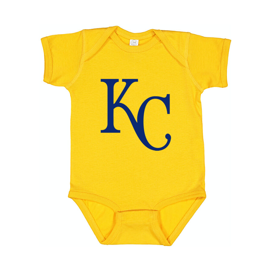 Kansas City Royals Baby Romper Onesie - Yellow