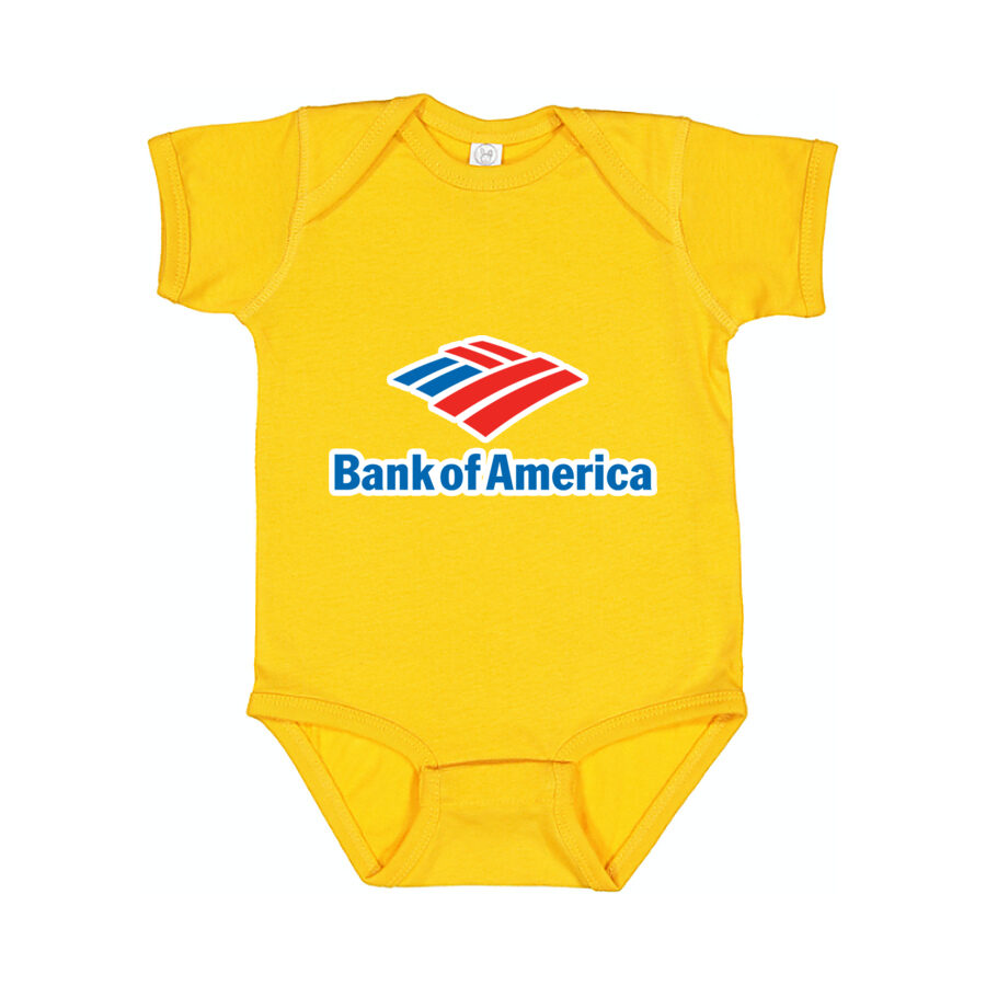 Bank of America Baby Romper Onesie - Yellow