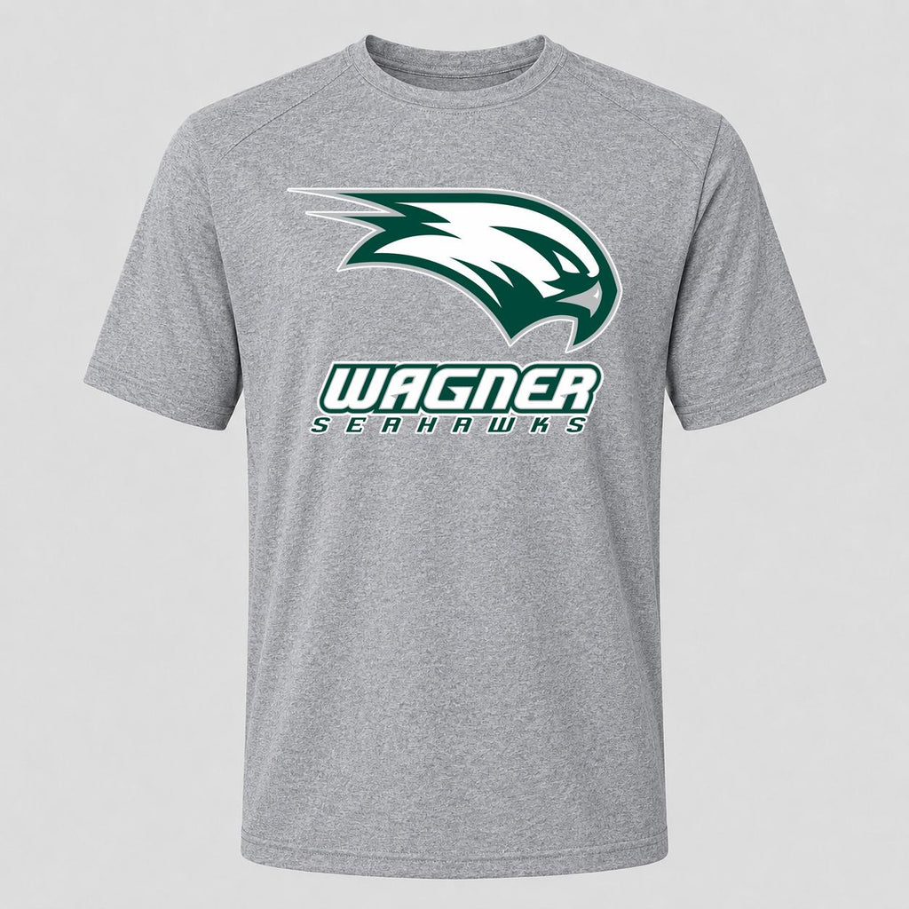 Men's Wagner Seahawks Performance T-Shirt - Gray