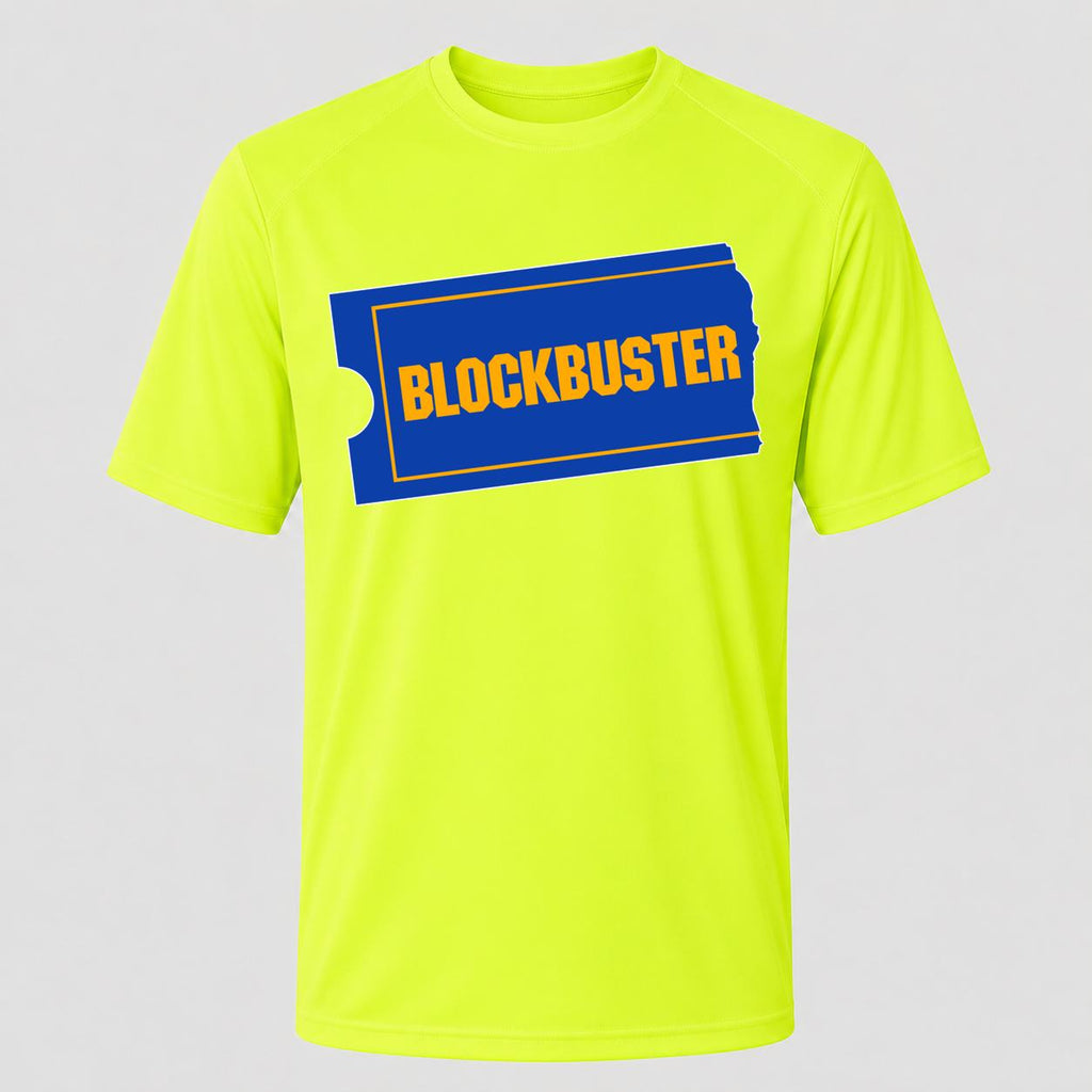 Men's Blockbuster Performance T-Shirt - Safety Green