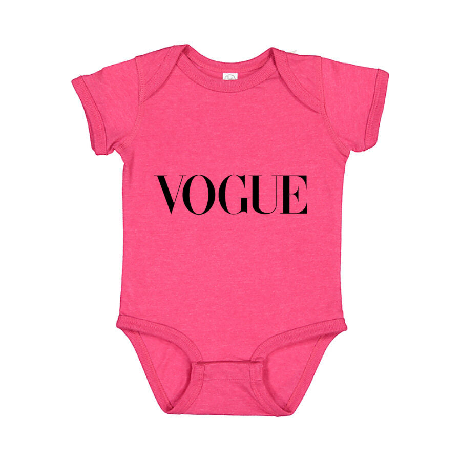 Vogue Baby Romper Onesie - Pink
