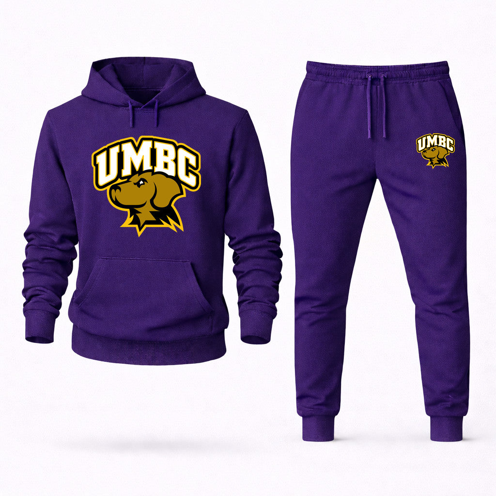 UMBC Retrievers Hoodie and Joggers Set - Purple