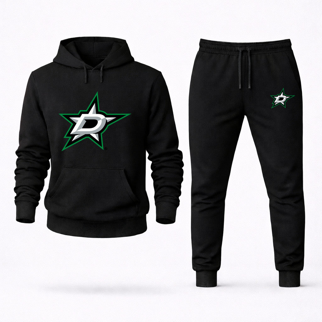 Dallas Stars Hoodie and Joggers Set - Black