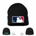 Major League Baseball Black Beanie Hat