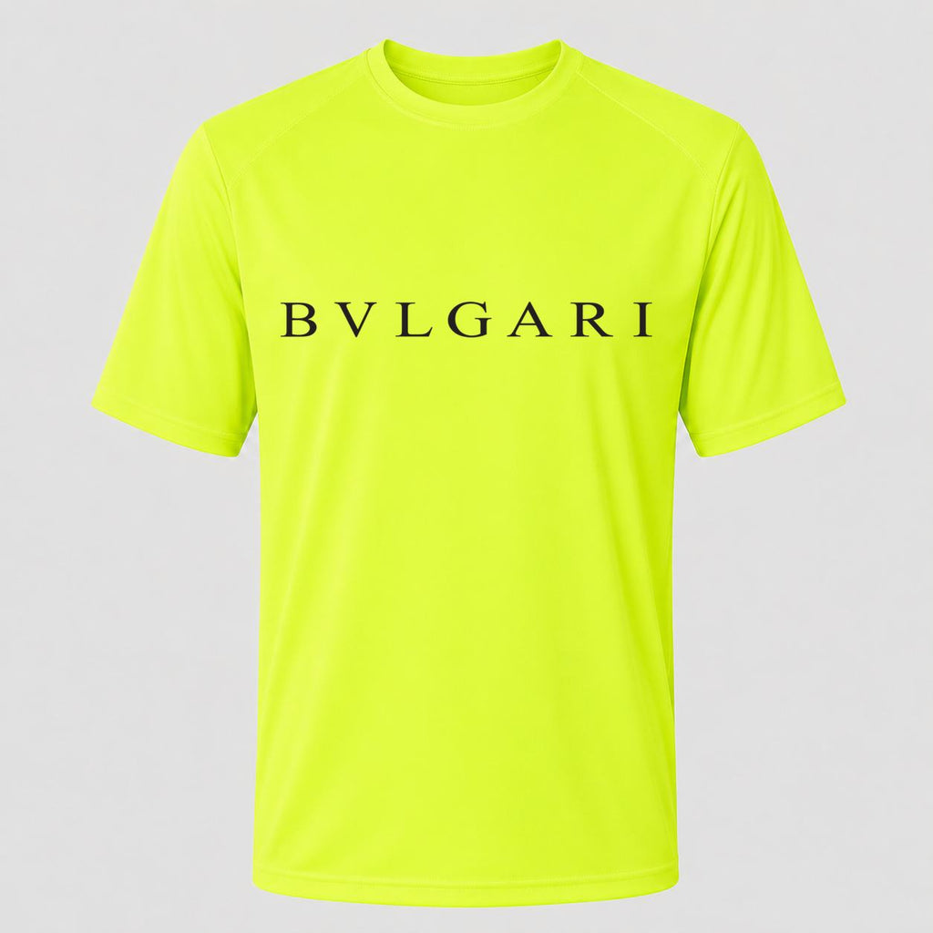 Men's Bvlgari Performance T-Shirt - Safety Green