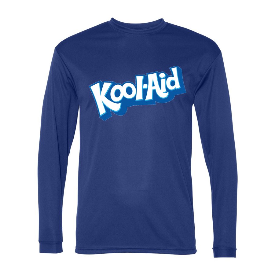 Men's Kool aid Polyester Long Sleeve T-Shirt - Royal Blue