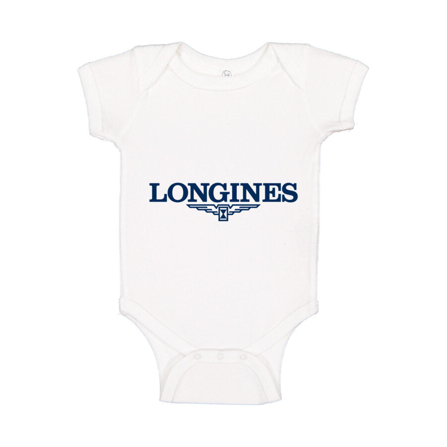 Longines Baby Romper Onesie - White