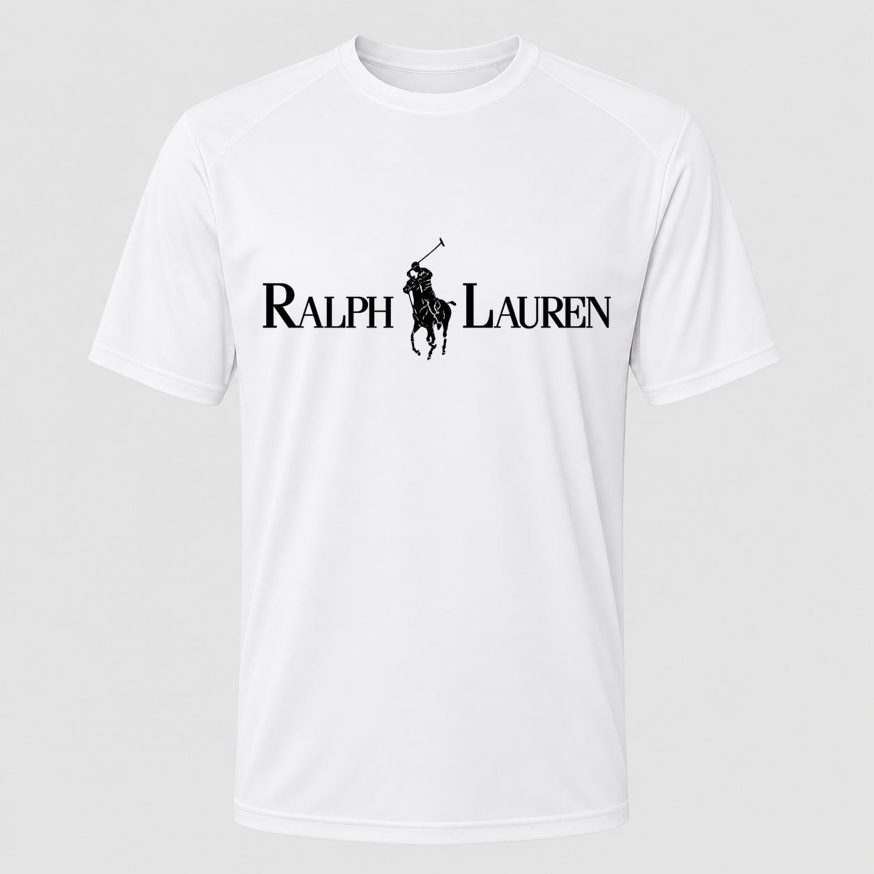Men's Polo Ralph Lauren Black Performance T-Shirt - White