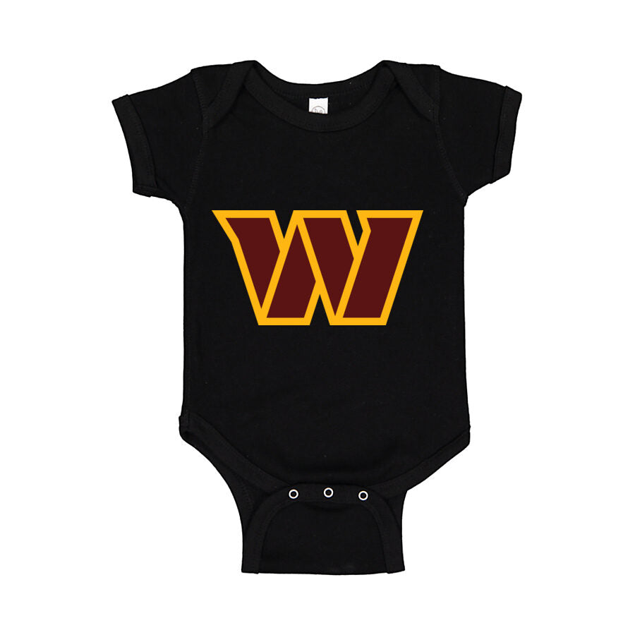 Washington Commanders Baby Romper Onesie - Black