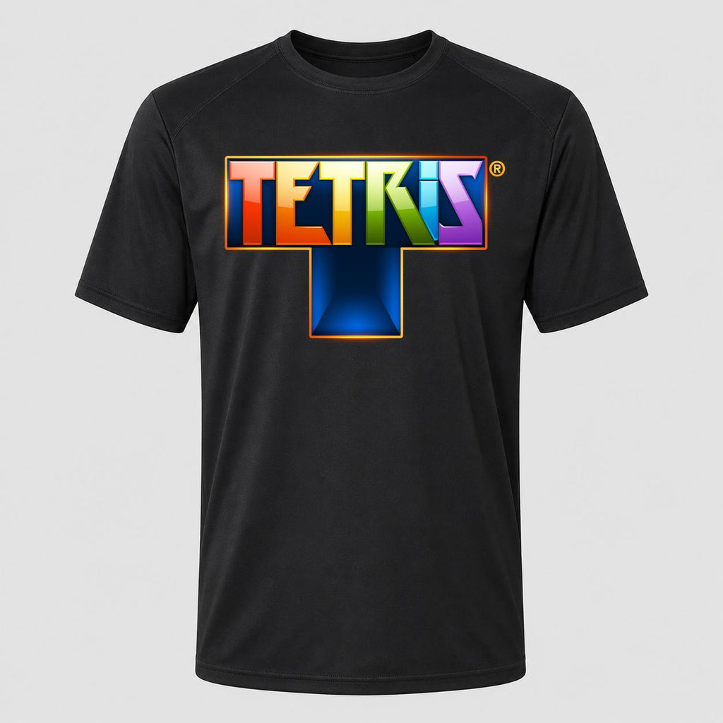 Men's Tetris Performance T-Shirt - Black