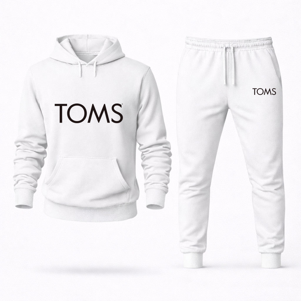 TOMS Hoodie and Joggers Set - White