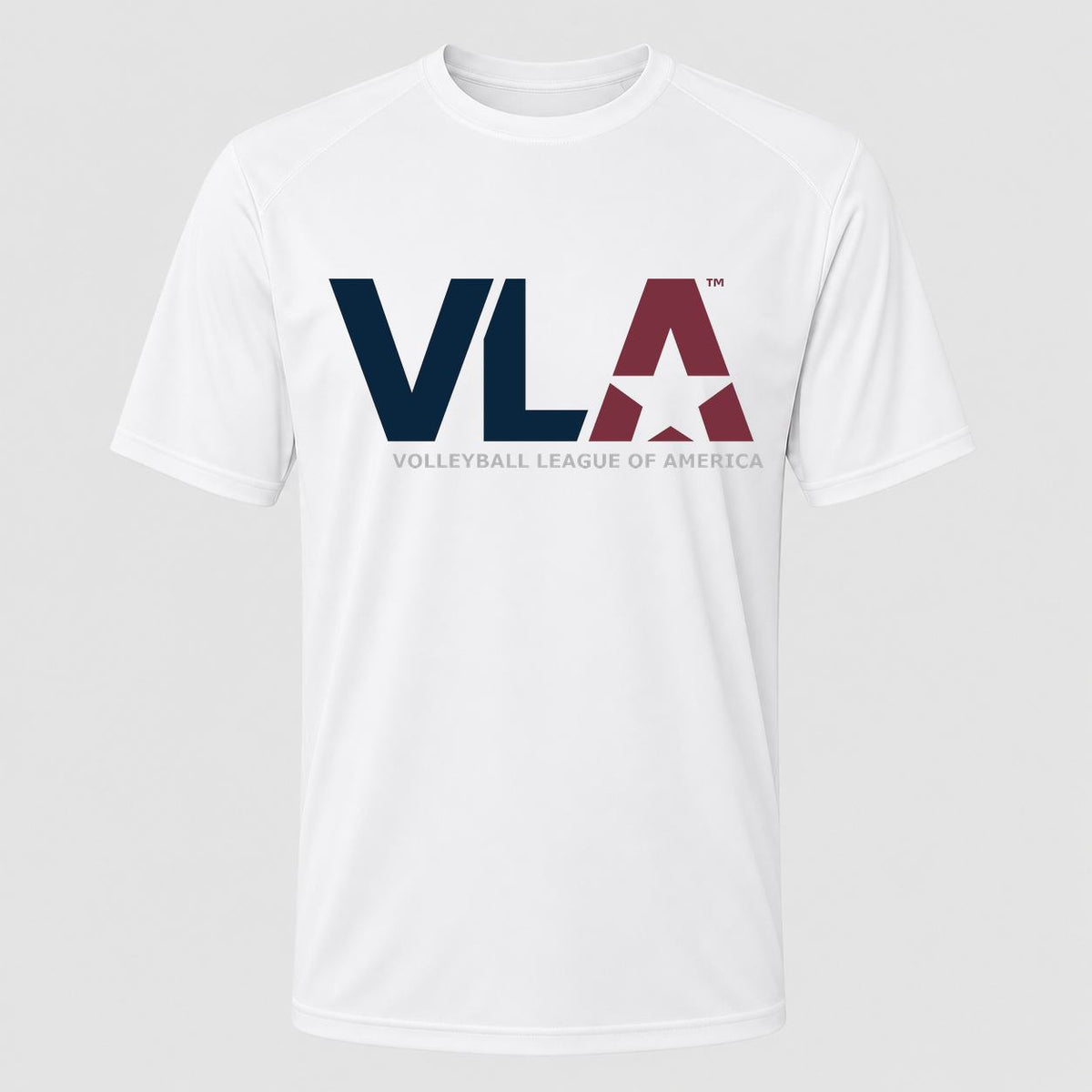 Men's American Volleyball League Performance T-Shirt - White
