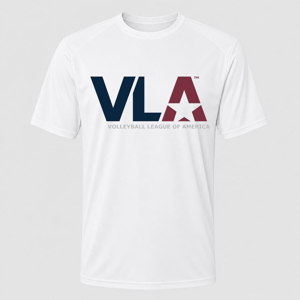 Men's American Volleyball League Performance T-Shirt - White
