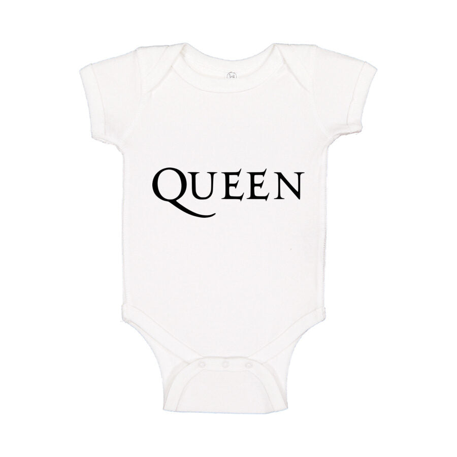 Queen Baby Romper Onesie - White