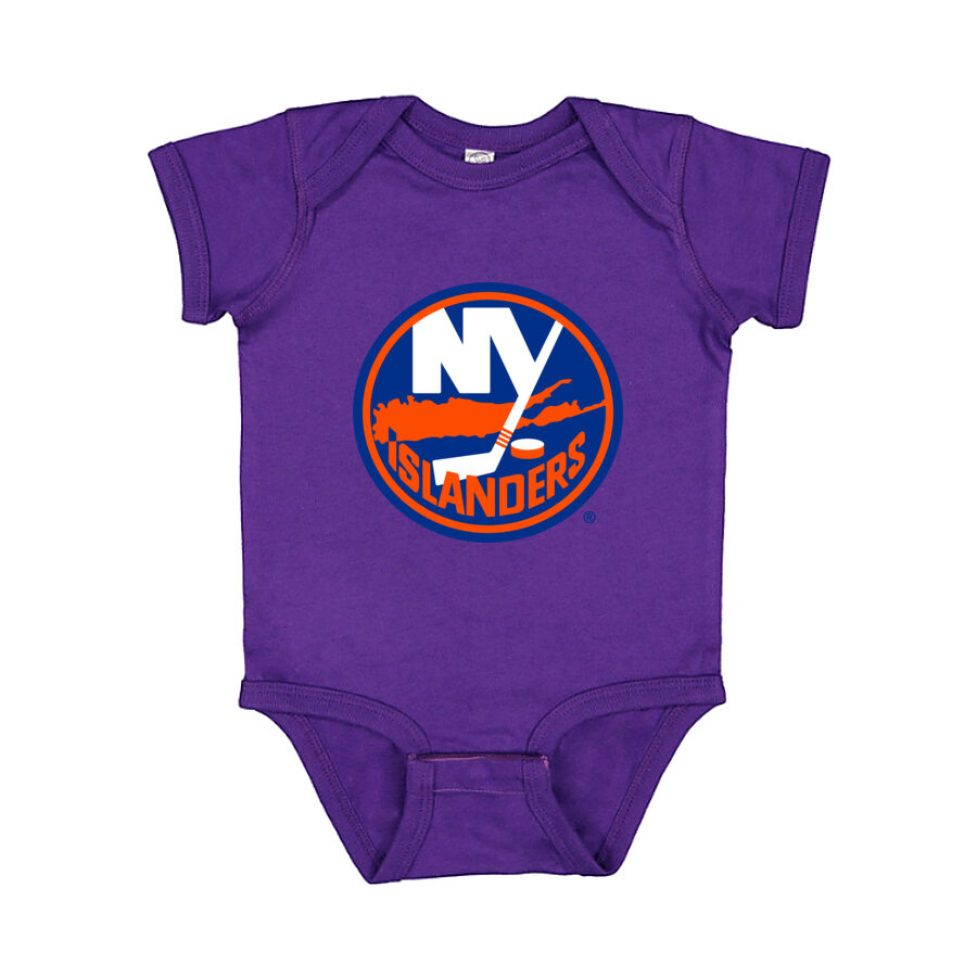 New York Islanders Baby Romper Onesie - Purple