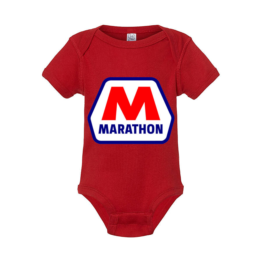 Marathon Baby Romper Onesie - Red