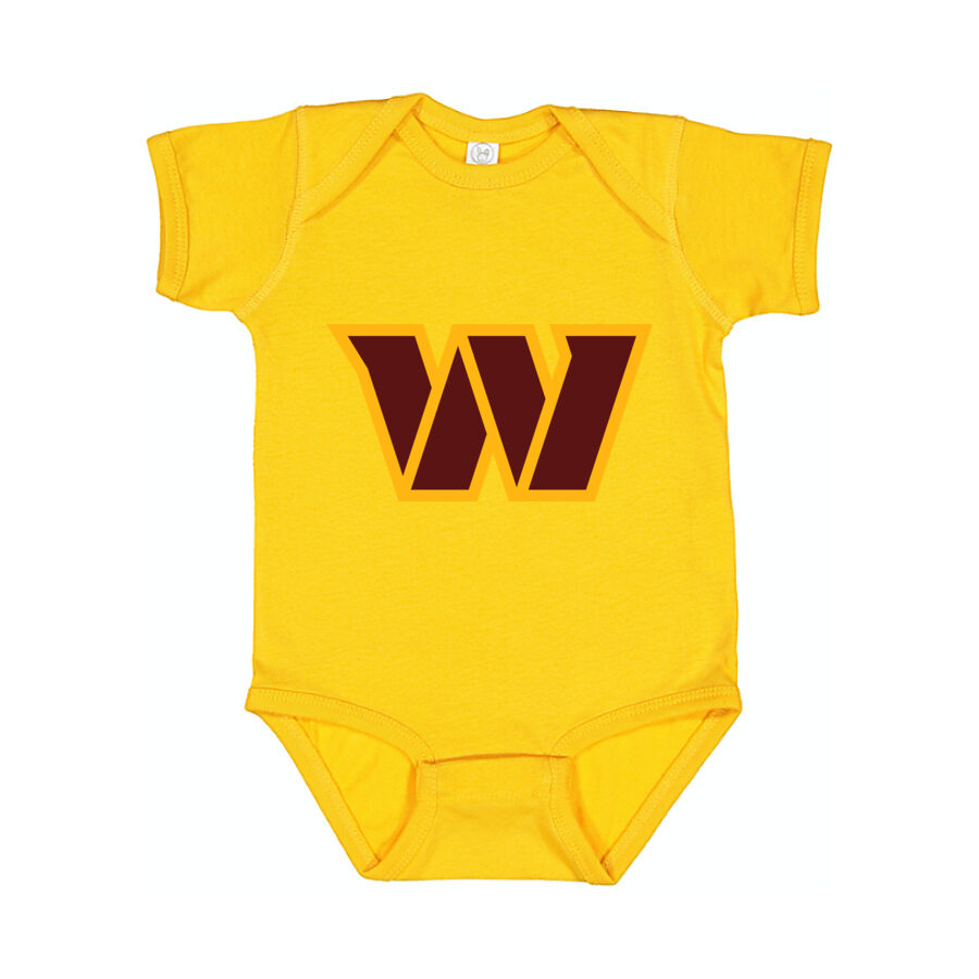 Washington Commanders Baby Romper Onesie - Yellow