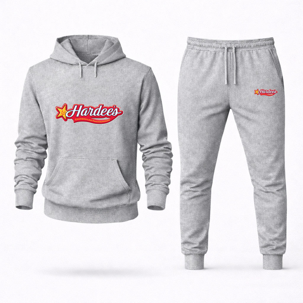 Hardee's Hoodie and Joggers Set - Grey
