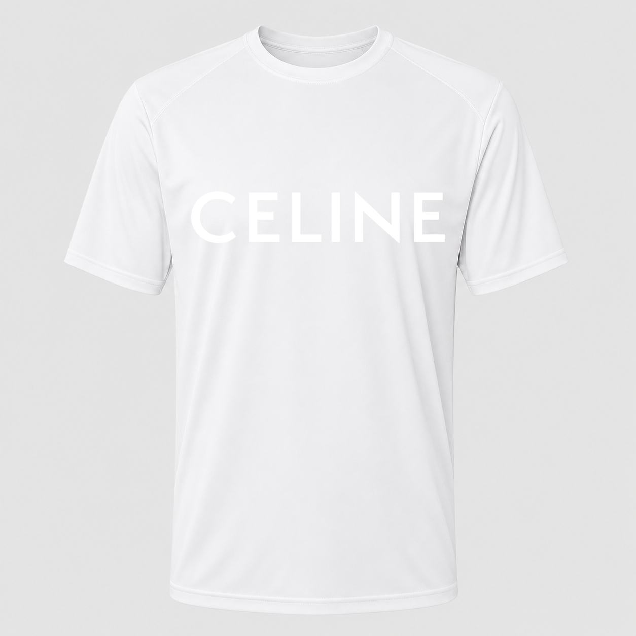 Men's Celine White Performance T-Shirt - White