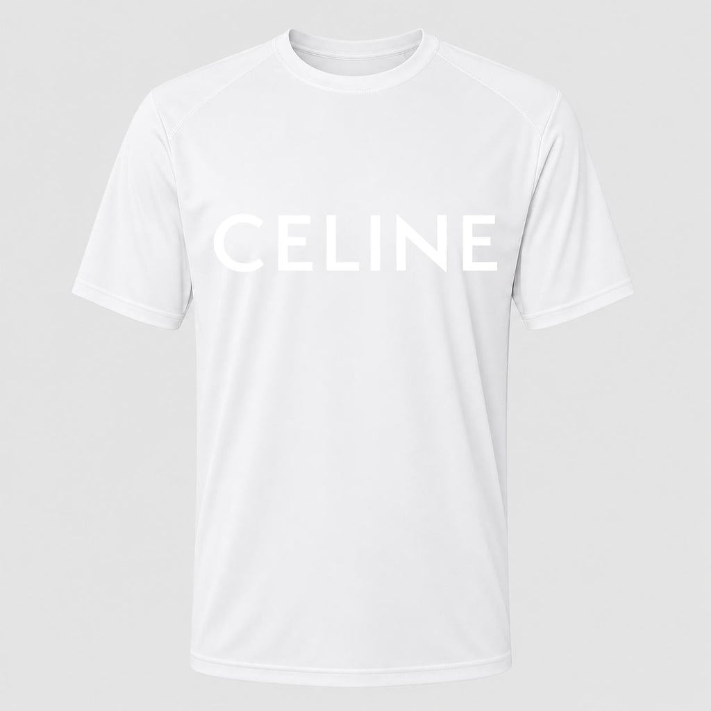 Men's Celine White Performance T-Shirt - White