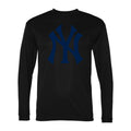 Men's New York Yankees Polyester Long Sleeve T-Shirt - Black